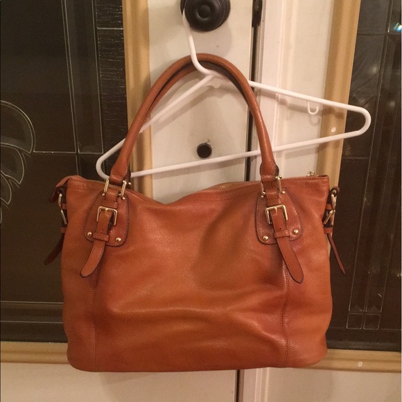 kattee vintage leather tote